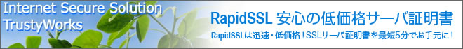 RapidSSL S̒ቿiT[oؖ RapidSSL͐vEቿi! SSLT[oؖŒZ5ł茳!